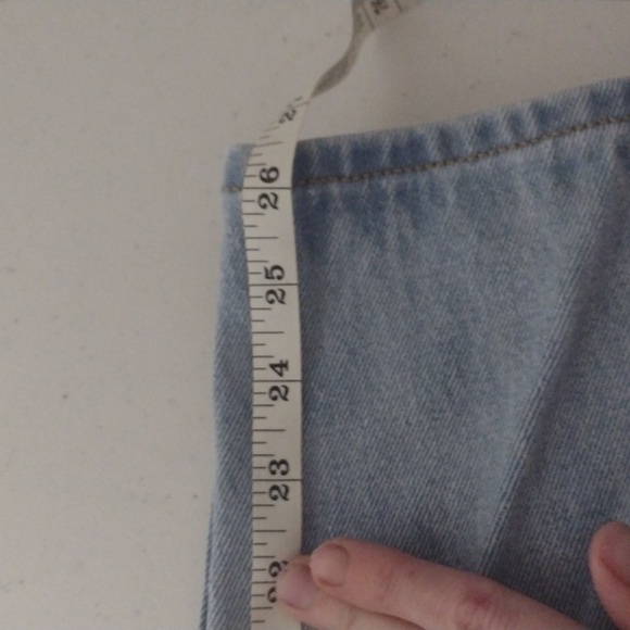 Revice half and half jeans, zipper along whole pant two tone size 27 - Picture 10 of 11